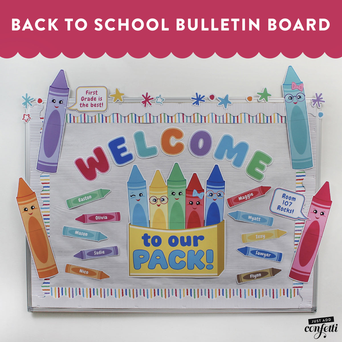 Crayon Bulletin Board