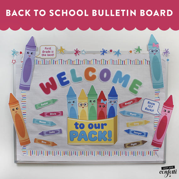 Crayon Bulletin Board