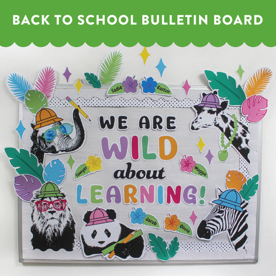 "Wild About Learning" Bulletin Board