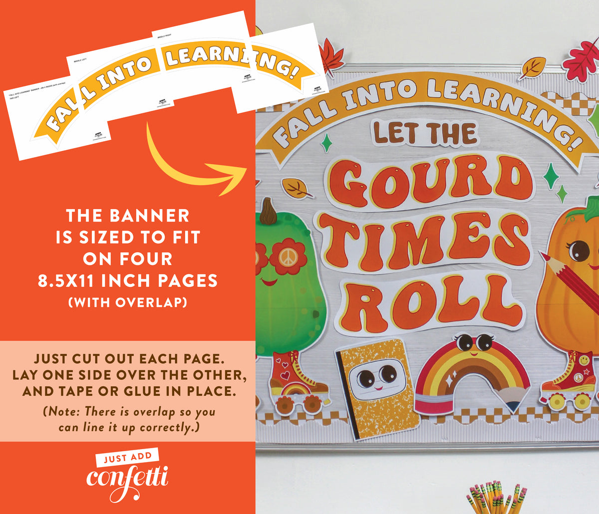 "Gourd Times Roll" Bulletin Board