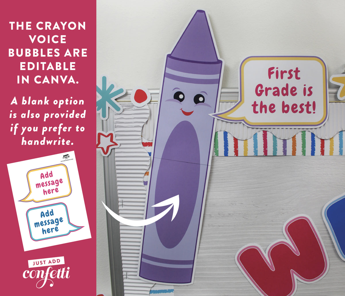 Crayon Bulletin Board