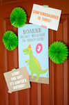 Dinosaur Party Welcome Signs and Dino Dig Sign